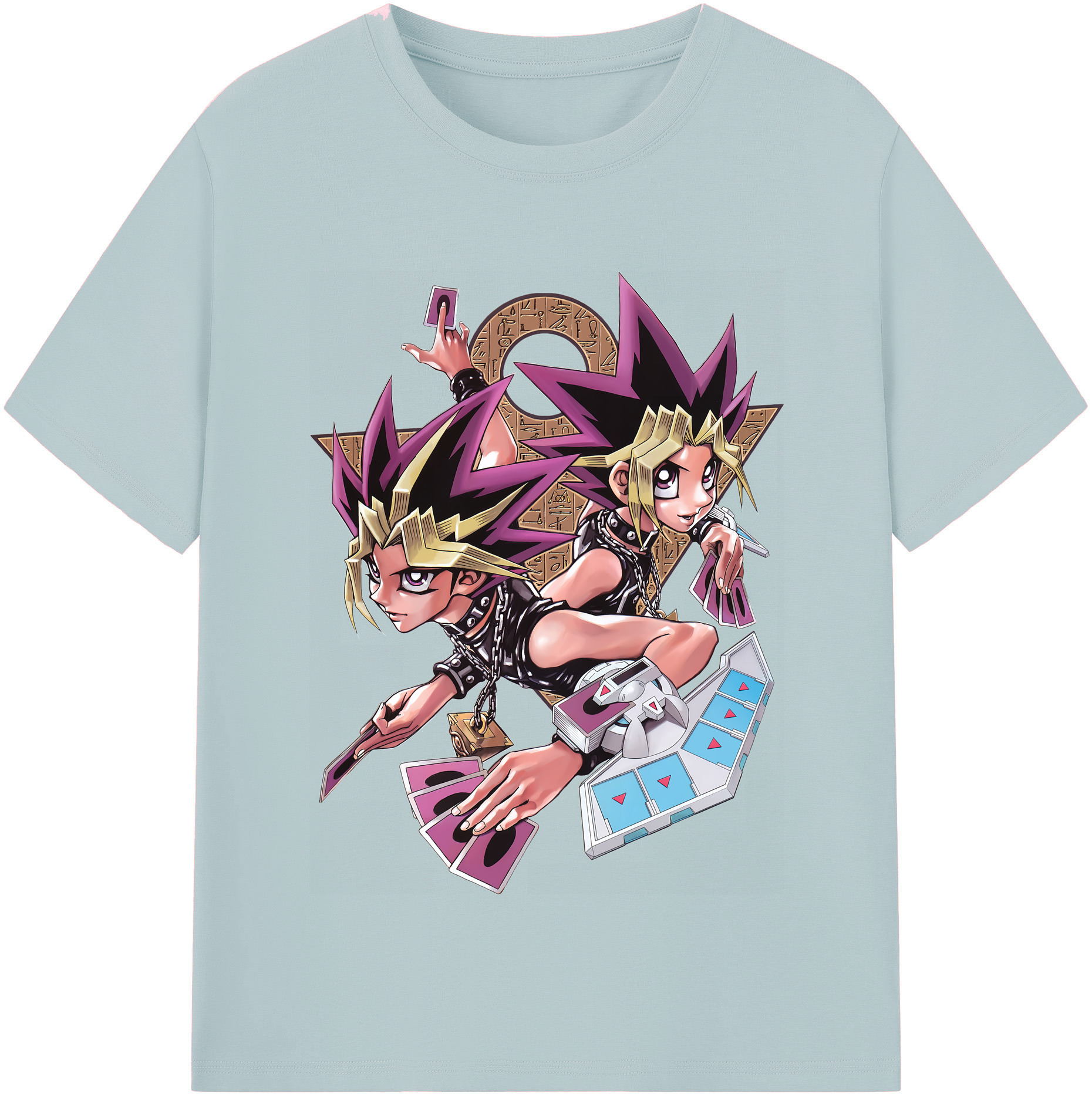 （画像用） 遊☆戯☆王 Yu-Gi-Oh! 綿100％半袖Tシャツ（フロントプリント）